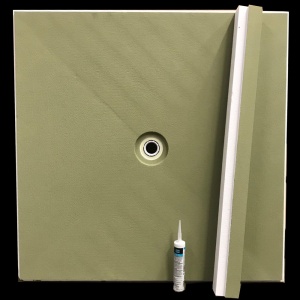 48" x 48" Center Drain Shower Kit