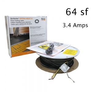 240V - 64.0 SF Heat Cable