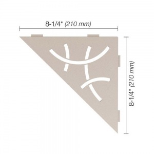 Curve Triangle Cream Shelf