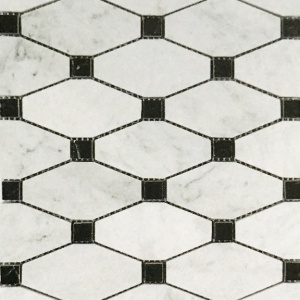 Oxford w/ Nero Marquina Mosaic