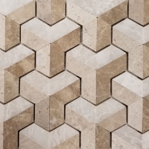 Latte Pinwheel Mosaic